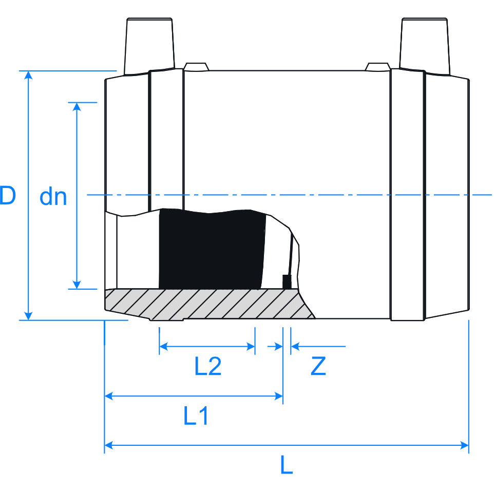 Friatec Coupler MB SDR11 PN16 Blu Ill