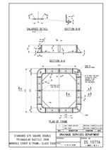 DS 1077 A Manhole Drawing