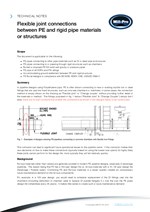 Flexible Joints Connecting PE Pipe To Structures V1.5