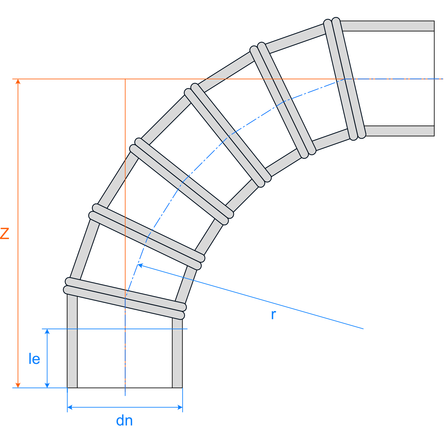 Mill Pro Bend Fab 90 LS Blu Ill