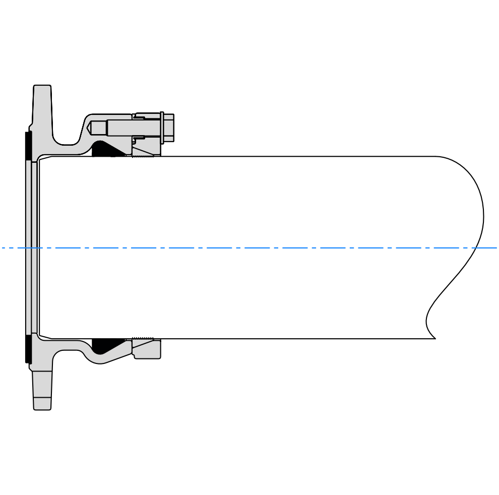 Hawle System2000 Flange Adaptor Ill