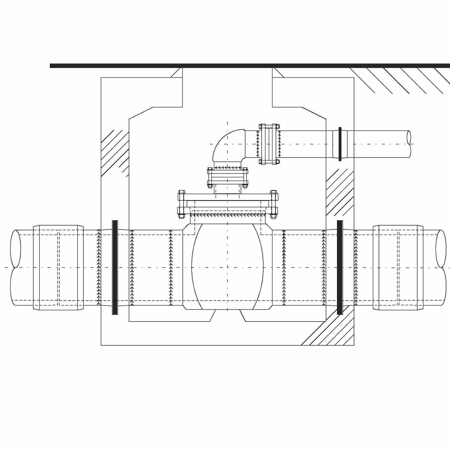 Air Entrapment Tee Applivation Drawing